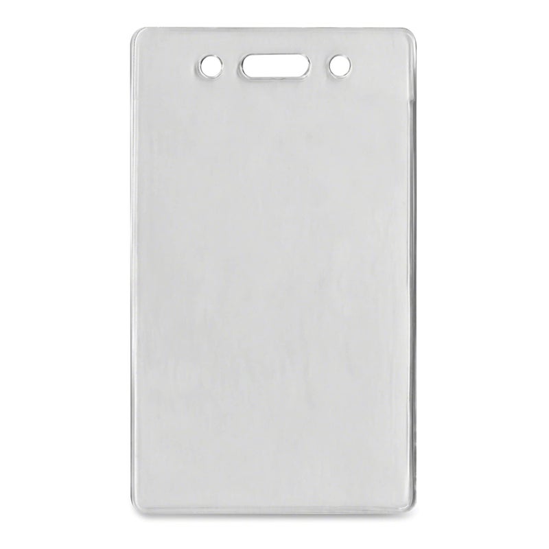 Advantus Proximity Card Vertical Badge Holders, 3 3/8" H x 2 3/8" W, Clear, Pack of 50 - Image 3